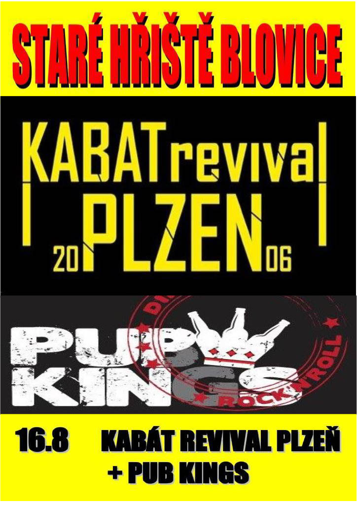 Plakát - Kabát revival Plzeň + Pubkings